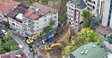 İstanbul’da toprak kayması: 5 katlı bina tedbir amacıyla boşaltıldı